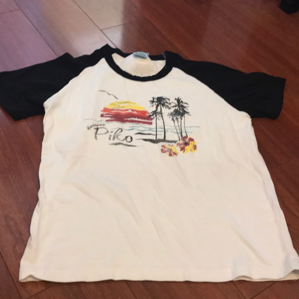 Piko Hawaiian long board wear t-shirt M